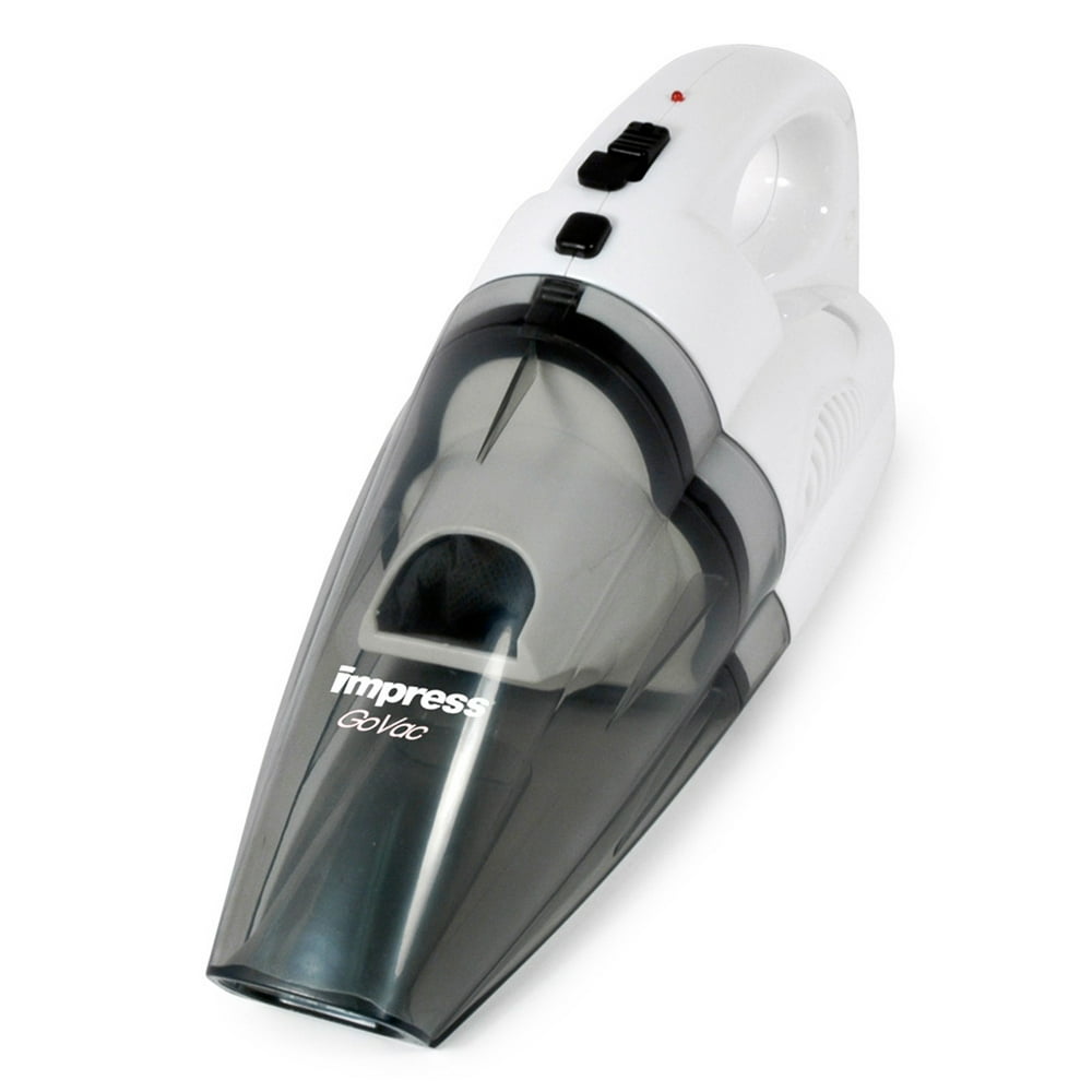 Impress GoVac Rechargeable Handheld Vacuum Cleaner White