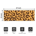thumbnail image 5 of Yellow and Black Of Leopard Print Door Rugs,Washable Non Slip Door Mats Indoor,Decorative Door Mats,Entry Mat Indoor for Entrance,Bedroom,Kitchen,Bathroom,16"x47", 5 of 6