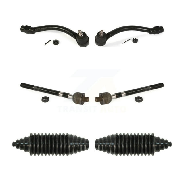 Transit Auto Front Steering Tie Rod End & Boot Kit for Car Hyundai Elantra GT Veloster Coupe - Left Right Side (Driver Passenger) KTB-100771