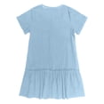 thumbnail image 4 of Vestido camisero holgado de verano con botones para mujer - Detalles de volantes, túnica informal - Tallas S-XL, 4 of 5