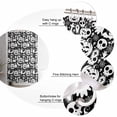thumbnail image 6 of Halloween Pumpkin Shower Curtain Set ，Waterproof Fabric Shower Curtains Skull Tombstone Ghost Black Background Shower Curtains for Bathroom,Bathroom Decor 72"x84", 6 of 6