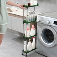 thumbnail image 1 of Feltree Slim Rolling Storage Cart for Laundry Room Organization, 4 Tier Mobile Shelving Unit with Wheels Rolling Utility Cart Storage Rack for Kitchen Bathroom Laundr, 1 of 8