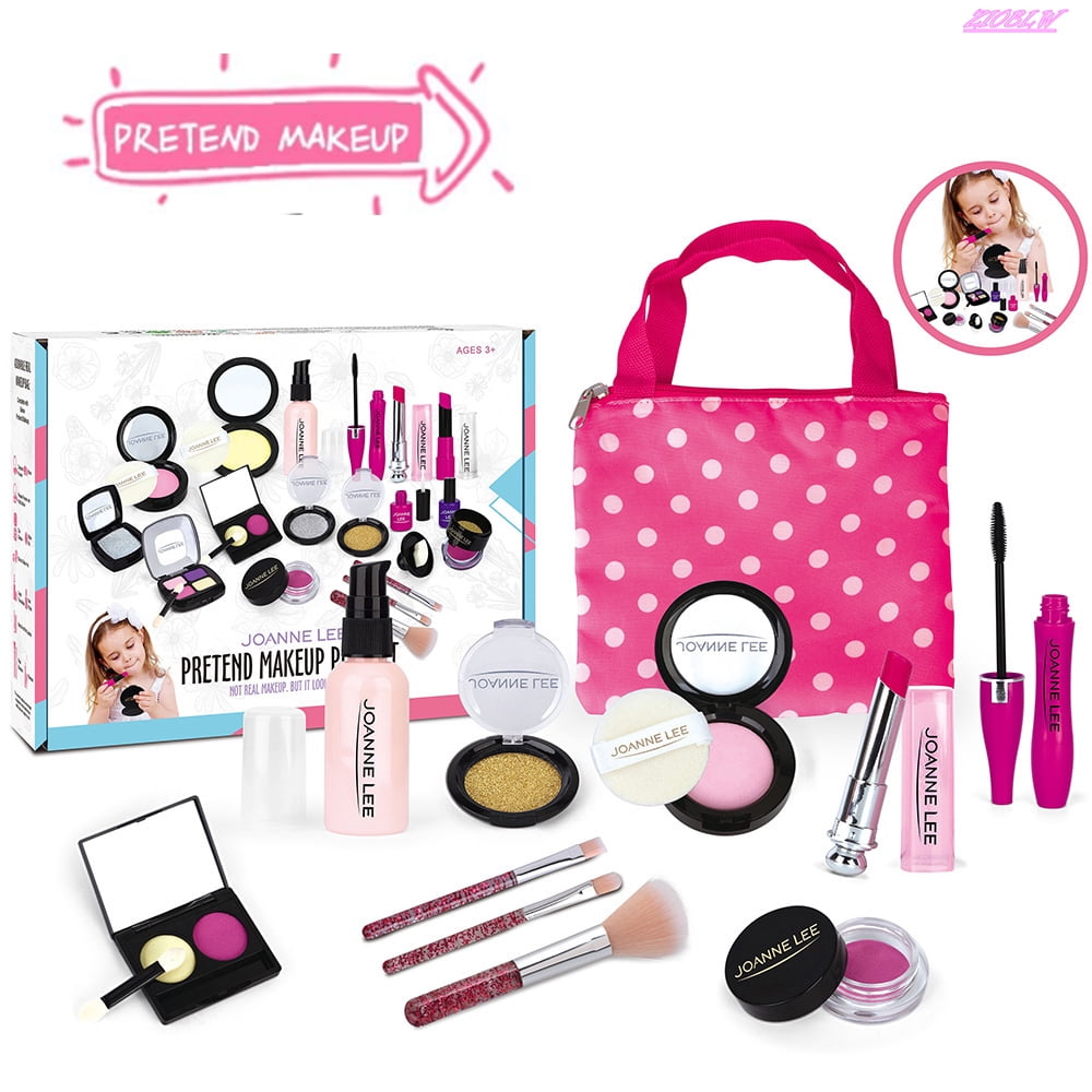 Pretend Makeup Kit Toys for 2, 3, 4, 5 Year Old Girls, First Make Up