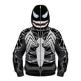thumbnail image 3 of Sudadera con capucha de superhéroe Spiderman de Los Vengadores para niños, sudadera con cremallera 3D de Miles Morales, chaqueta de Iron Man, disfraz de Cosplay de Anime para niños y niñas, 3 of 5