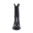 thumbnail image 3 of BOTAS COQUETA NIÑA DE PIEL COLOR NEGRO MIRTA CON DISEÑO WESTERN Y BORDADO TONO A TONO, 3 of 6