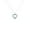 White, variant on Pure Elegance Open Heart Shape Green Emerald and Diamond 14K White Gold Over 925 Sterling Silver Pendant Necklace Gift For Women