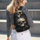 thumbnail image 5 of Easygdp Gold Pattern Skull Mochila de Lona Resistente para Laptop, Compatible con Laptops de 15 a 17 pulgadas, Ideal para Escuela, Trabajo y Viajes-Medium, 5 of 5