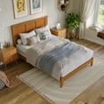 thumbnail image 3 of AFI Madison Full Solid Wood Foundation Bed, Light Toffee, 3 of 13