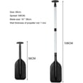 thumbnail image 2 of ORUYROP Pagaie de Kayak, Pagaie Télescopique Télescopique Télescopique Télescope Portable Bateau de Rafting Pagaie Rame Bateau de Rafting Portable Flottant Kayak Extérieur Sport Nautique, 2 of 6