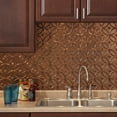 thumbnail image 2 of FASÄDE Rings Decorative Vinyl Backsplash Panel in Oil Rubbed Bronze (6X6 Inch Sample), 2 of 5