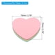 thumbnail image 2 of Uxcell Notas Adhesivas en Forma de Corazón de 2.7" x 2.7", Lindos Bloc de Notas Autoadhesivas 100 Hojas/Bloc, 4 Colores, 6 Blocs, 2 of 5