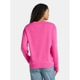 thumbnail image 3 of Time and Tru Women's and Women's Plus Crewneck Sweatshirt with Long Sleeves, Sizes XS-4X, 3 of 5