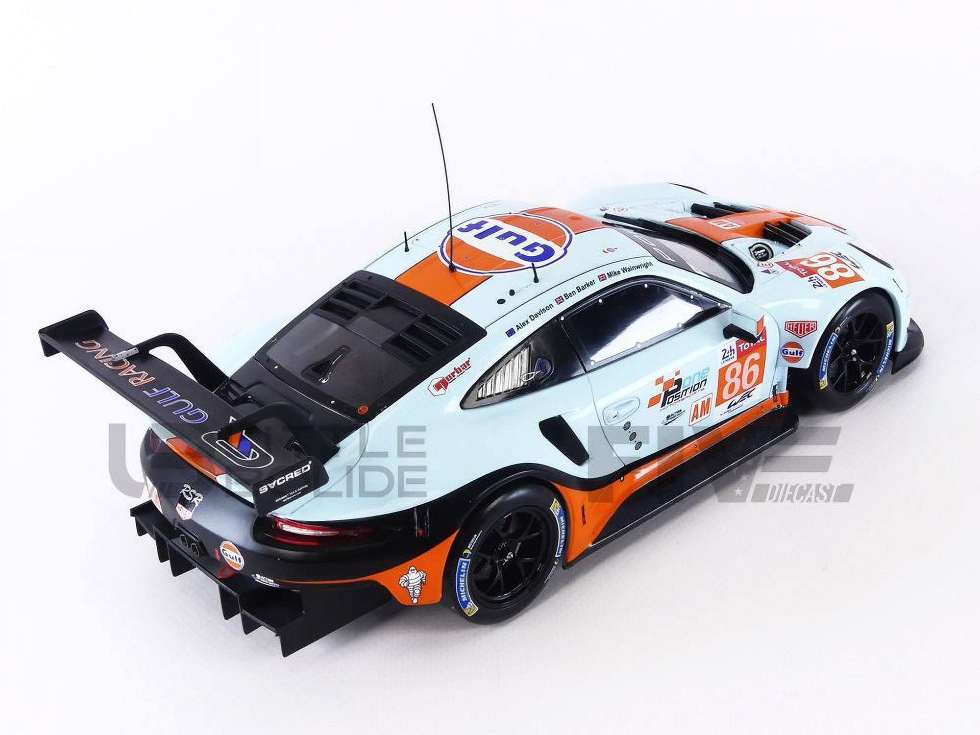 Ixo 2018 Porsche 911 991.2 GT3 RSR 4.0L Team Gulf Racing No