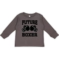 thumbnail image 3 of Inktastic Boxing Future Boxer Boys or Girls Long Sleeve Toddler T-Shirt, 3 of 5