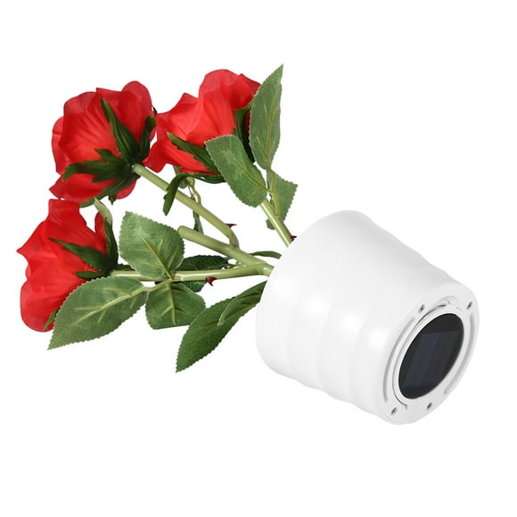 Flower Lamp, 3LED Stable LED Rose Lamp, Shop Garden Hotel Apartment For Park Living Room