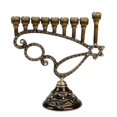 thumbnail image 1 of Biedermann & Sons HM45 Ornate Bronze Gold Menorah, 1 of 1