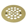 thumbnail image 1 of Westbrass D3193-03 Rejilla De Colador De Ducha De Latón De 4-1/4 Pulgadas De Diámetro Exterior De Plástico Con Tornillos, 1 of 2