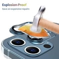 thumbnail image 2 of Yoosmatic 2 Pack iPhone Camera Lens Protector Tempered Glass Camera Cover iPhone 12 Pro Max Accessory Silver, 2 of 5