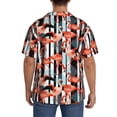 thumbnail image 7 of Goofa Cool Flamingo Printed Men's Casual Short-sleeved Shirt,Lightweight Breathable Button-down,Summer Casual men's top,Versatile Fashion shirt-XX-Large, 7 of 7