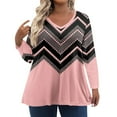 Hkibbfh Black Plus Size Blouses for Women Fall Plus Size Womens Classy