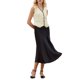 thumbnail image 2 of Chaleco sin mangas de tweed para mujer INSPIRE CHIC, con botones, cuello en V, casual, de negocios, talla XL, color beige, 2 of 5