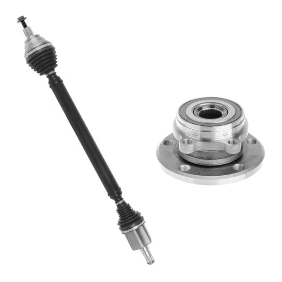 AutoShack Front Right CV Axle Shaft Wheel Hub Bearing Assembly Replacement for 2005-2018 Volkswagen Jetta FWD 2006-2012 Volkswagen Passat FWD Passenger Side 5-Lug 5 HUB060200727