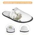 thumbnail image 3 of Fotbe Cowboys Riding A Horse Near A Tree Pantuflas Peludas para Mujer con Estampado, Zapatillas de Peluche, Zapatos de Invierno para Casa, Uso Interior y Exterior-Large, 3 of 8