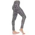 thumbnail image 4 of White Mark Women's Super Soft Leopard Printed Leggings, 4 of 4