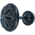thumbnail image 3 of MERIVILLE Set of 2 Petal Window Drapery Medallion Holdbacks, Curtain Tiebacks, Wall Hook, Tassel Holder, Burnt Gold, 3 of 4