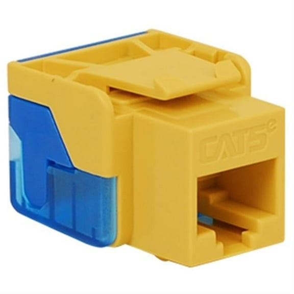 Cat 5e EZ Modular Connector- Yellow