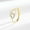 Gold GD, variant on Latrodar Double Heart-shaped Ring For Women Girlish Heart Diamond Studded Finger Ring Heart-shaped Ring Gold up to 30% Off