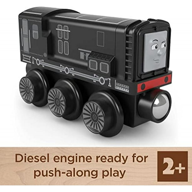 Fisher-Price Thomas & Friends Motor diesel de ferrocarril de madera, tren de juguete de em Thomas & Friends Thomas & Friends