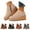 Black, variant on Women's Wedge Sneakers Leather Platform Slip on Ankle Boots Side Zipper Comfortable Fall Work Walking Casual Shoes Brown 8.5