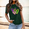 thumbnail image 2 of PMUYBHF Mode pour Femmes Hauts Décontractés Manches Courtes Col Rond T-Shirt Imprimé Ample 3549 m, 2 of 5