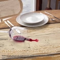 thumbnail image 4 of Brown Wood Grain Round Tablecloth 54 inches Vintage Farmhouse Country Style Waterproof Oil-Proof Table Cloth Round Table Cover for Holiday Party Picnic Dinner Decor Indoor and Outdoor Use, 4 of 9