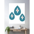 thumbnail image 2 of Hydro Poster Wall Art, Modern Wall Decor, 24x36 UNFRAMED, 2 of 3