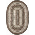 thumbnail image 6 of Homespice Wildwood 8x10' Brown Oval Braided Rug, Washable Rug for Dining Room, Living Room, Bedroom, 6 of 8
