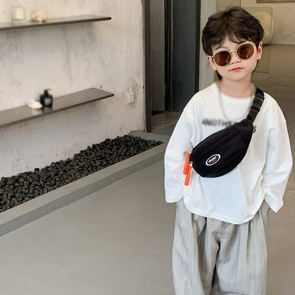 Daxin Waterproof Unisex Fanny Pack, Canvas, Black