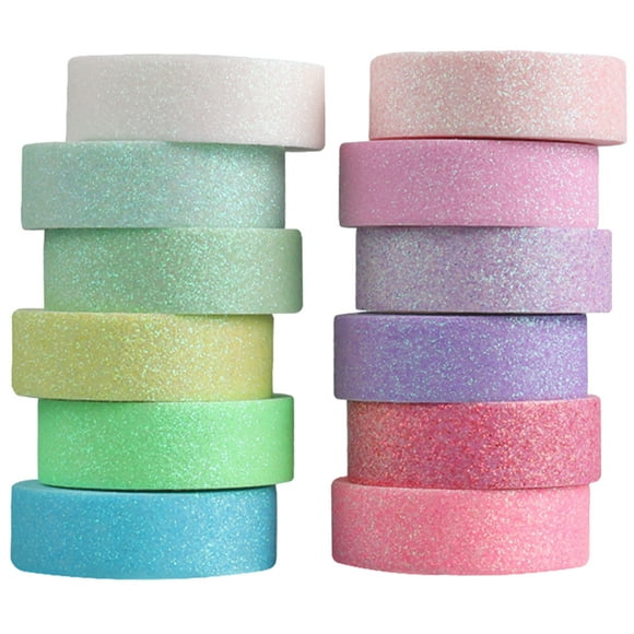 12 Rolls Decorative Washi Tape Scrapbooking Tape DIY Washi Tape Gift Wrapping Washi Tape Decor