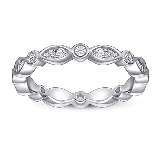 Anillo de plata S925 con diseño de comida sencilla para mujer, anillo de cola de circón, joyería de Europa y Estados Unidos