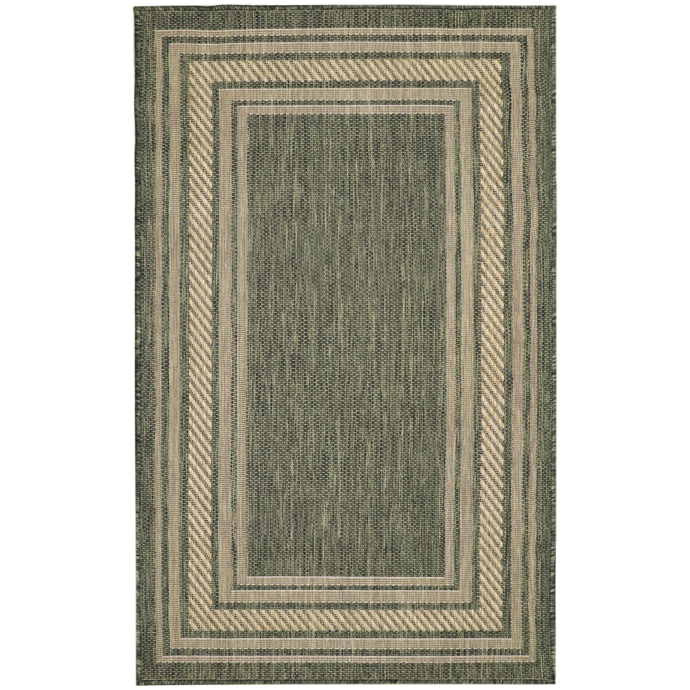Nourison Horizon Indoor/Outdoor 2' x 3' Green Modern Rug