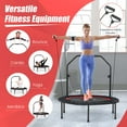 thumbnail image 2 of Goplus 40" Foldable Adjustable Trampoline Fitness Rebounder with Resistance Bands Home Gym Red, 2 of 8