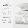 thumbnail image 4 of Ultra Soft Lightweight Quilt Sets in Neutral Dots Light Gray for King/Cal-King Bedding by Comfort Canopy, 4 of 16