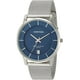 thumbnail image 1 of Reloj de Vestir ARMITRON 20/5123NVSV para Hombre de Malla con Función de Fecha 39mm Acero Inoxidable Movimiento de Cuarzo Japonés Resistente al Agua Plateado/Azul Armitron 20/5123NVSV, 1 of 2