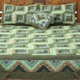 thumbnail image 4 of Patch Magic  Green Log Cabin- Quilt Queen 85 x 95 in. - Green - Queen, 4 of 4