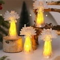 thumbnail image 3 of Pack of 4 Acrylic Angel LED Illuminateds Prayer Statues Bedsides Decoration, 3 of 19