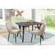 thumbnail image 1 of Comedor Sul 4 Sillas Rectangular Tubular Negro MOBILKRAFT Modelo Sul Estilo Contemporáneo Beige, 1 of 5