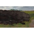 thumbnail image 2 of Władysław Ostrowski 14x11 Gold Ornate Wood Frame and Double Matted Museum Art Print Titled - Landscape (1910), 2 of 4
