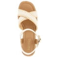 thumbnail image 4 of Kensie Women's Sanya Raffia Platform Heeled Sandal, 4 of 5