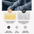 thumbnail image 4 of Cooling Blanket, Hwkond Double-sided Flannel Taffeta Blanket Comfort Conditioning Cover Blanket Nap Sofa Blanket 9 Colors Available,70x100cm, 4 of 8